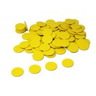 Spielchips gelb, 100 St�ck aus RE-Plastic