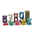 Stapelzahlen - Zahlenbausteine in Montessori-Farben aus RE-Wood®