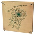 Blumenpresse gro, aus Holz 30 x 30 cm, ab 5 Jahre