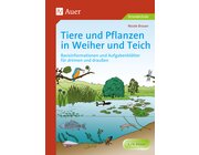 Tiere und Pflanzen in Weiher und Teich