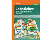 Lobsticker mit Sammelheft (4er-Set)