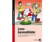 Lese-Ausmalbilder, 1. und 2. Klasse