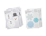 Prickel Vorlagen Set Schnee