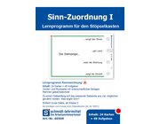 Stpselkarten 'Sinn-Zuordnung I'  ab 2. Klasse