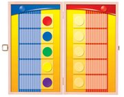 Flocards Junior Holzklappkasten, Lernsystem fr Kinder ab 2 Jahre