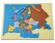 Montessori Puzzlekarte Europa