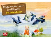 Kamishibai Bildkartenset - Die sieben Raben, ab 4 Jahre