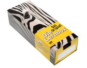 AOL Lernbox DIN A8, Design: Zebra, 5er-Paket