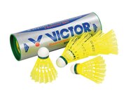 Badminton-Blle, blau - Geschwindigkeit mittel, 6 Stck