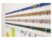 Alu-Wandleiste, Whiteboard-Oberflche, 2 Meter