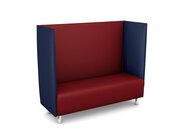 Akustiko Berlin B1 CME (schwer entflammbar), Schallschutzsofa Ocean 033131, Farbe Sitzflche Bordeaux 033124