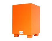 Kinderhocker mit Trommelfunktion, orange, Sitzhhe 38cm, 5-9 Jahre