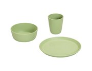 treeNside Kindergeschirr-Set  Teller, Becher & Schssel, blassgrn