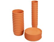 treeNside Geschirr-Set, 36-teilig coral