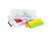 Knet-Set mit 12 Farben, je 500 g in Aufbewahrungsbox