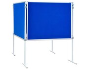 Compra Profi-Stellwnde Komplett-Set B: Raute, Stoffbezug blau