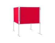 Compra Profi-Stellwnde Komplett-Set B: Raute, Stoffbezug rot
