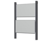 Pylonen-Doppeltafel, wei�, 300x120 cm