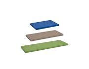 Sitzpolster fr Regal, Newlife Eco: Dunkelgrau, 142,9 x 47 x 4 cm