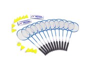 Badminton Schulset Plus, 12 Schlger, 12 Blle