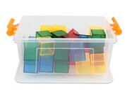 Transparente Kltzchen in Stapelbox, 2-7 Jahre