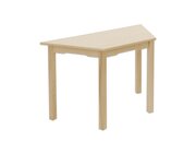 Trapeztisch Trapetino, Buche hell, Hhe 64 cm