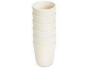 treeNside Becher, 200 ml, 6er-Set perlwei