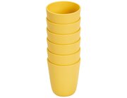 treeNside Becher, 200 ml, 6er-Set safrangelb
