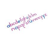 Bewegliches Alphabet, Druckschrift - internationale Version, ab 4 Jahre