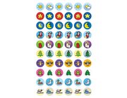 Bilderklebeformen - Sonne, Mond, Sterne, Weihnacht