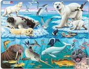 Larsen Lernpuzzle Tiere der Arktis