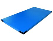 Fallschutzmatte FSM 160/60, 200x100 cm, hellblau mit Klettecken