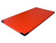 Fallschutzmatte FSM 160/60, 100x100 cm orange mit Klettecken