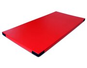 Fallschutzmatte FSM 160/60, 200x100 cm rot mit Klettecken