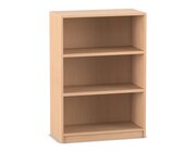 Flexeo Regal, Buche hell, 3 Ordnerhhen, HxBxT: 115,3x80x40 cm