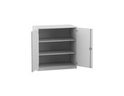 Flexeo Unterschrank, Dekor wei, 3 Fcher, HxBxT: 99,1x94,4x40 cm, Schloss