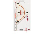 Geoliner Gerteplatte magnetisch 5-tlg. 80 cm Hypothenuse