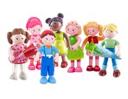 Little-Friends Biegepuppen, 7-teilig