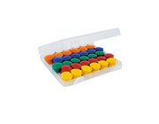 Set Haft-Magnete 21 mm  in Box, 72 Stck