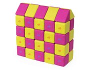 Jolly Heap Set MEDIUM pink-grn, Riesen-Magnetbausteine