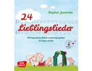 24 Lieblingslieder, Liederbuch inkl. Audio-CD, 2-6 Jahre