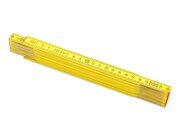 Meterstab Mastab 200 cm mit 10 Gliedern, 2 Stck