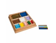 Montessori Rechenstbchen farbig im Kasten