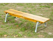 Outdoor-Bank 120 cm, 2er-Set, stapelbar