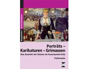 Portrts - Karikaturen - Grimassen, Foliensatz, 7.-10. Klasse