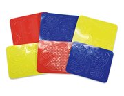 Rubbelplatten, 6 Stck