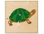 Tierpuzzle: Schildkröte