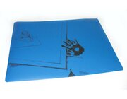 Schreibtischauflage für Linkshänder - Cobalt-Blau