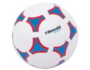 Schulhof-Fußball, Größe 5, blau-weiß-rot, Durchmesser: 22 cm, ab 4 Jahre