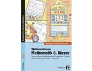 Stationenlernen Mathematik, Buch inkl. CD, 8. Klasse